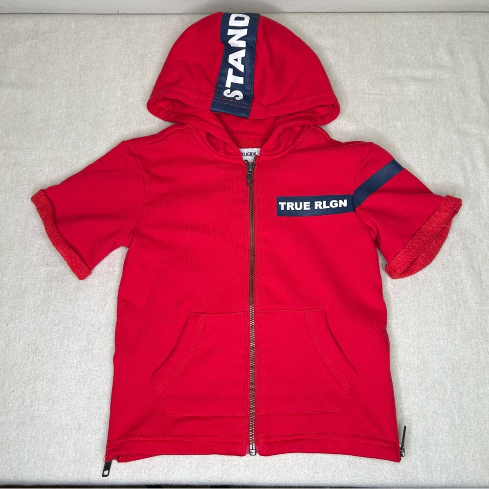 True Religion Boy’s Red‎ Hoodie Size 2T